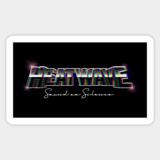 HEATWAVE (Sound Or Silence Logo) #4 (GLITCH) Sticker